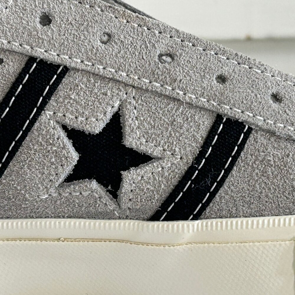 NWT Converse Mens One Star Academy Pro Suede Gray Low Sneakers Lace Up Size 7 - Picture 15 of 16